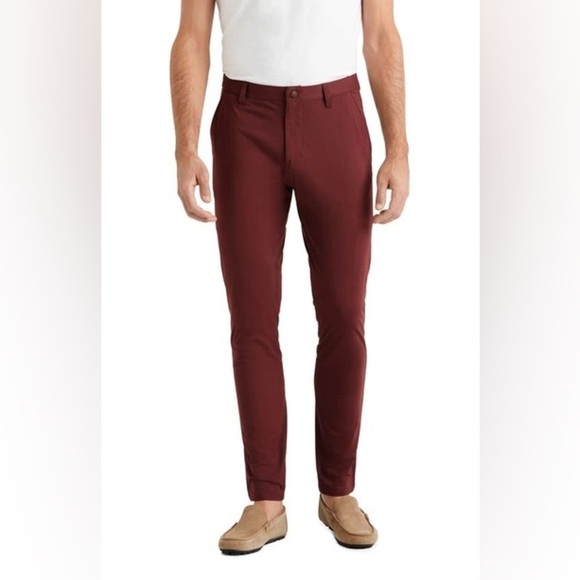 Rhone Commuter Pant Burgundy Red Sz31 - Picture 1 of 10